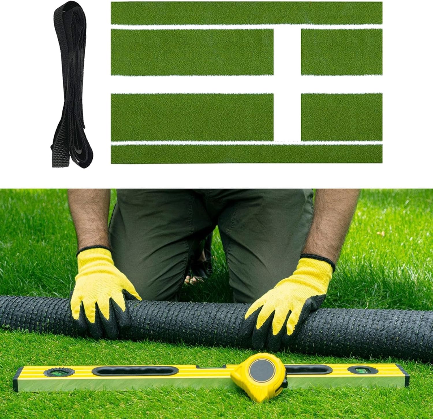 Baseball Hitting Mat, Softball Pitching Mat Softball Training Aid 5mm for Party