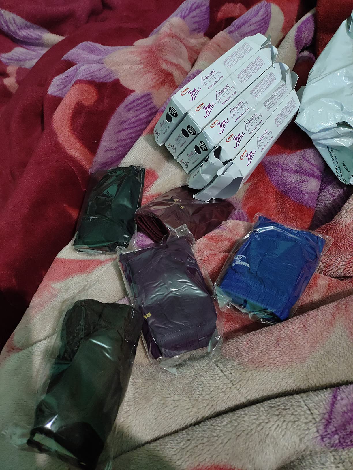 Rupa Jon Women's 100 Cotton Hipsters Regular Panty (Pack of 5) (Plain