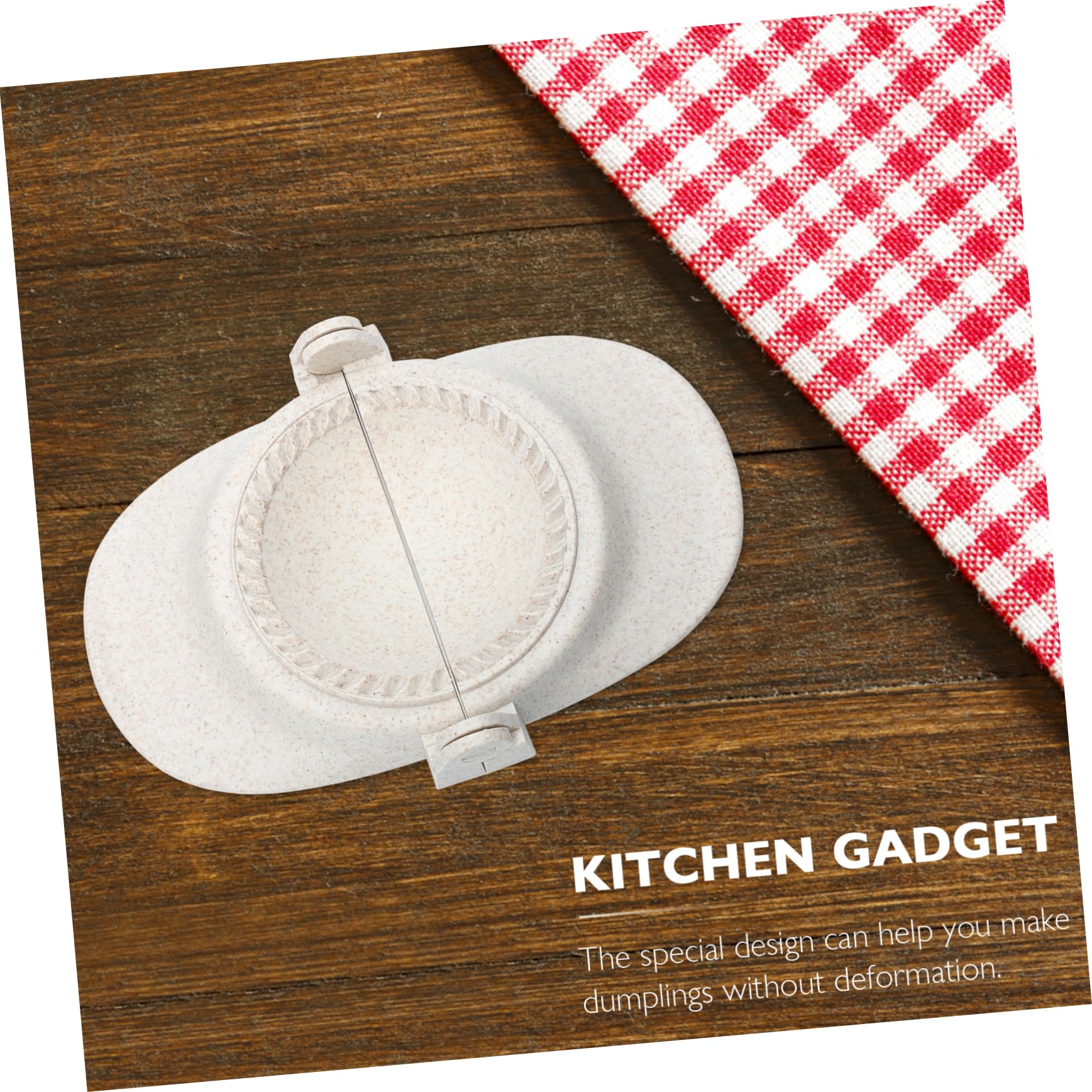 BRIGHTFUFU Manual Dumplings Maker Wontons for Easy Empanadas Ravioli Comfortable Handle Design for Kitchen Use Effortless Cleaning Artistic Dumpling Creation