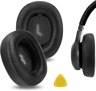 Geekria Ersatz-Ohrpolster für JBL E55BT Kopfhörer, Reparaturteile (schwarz)