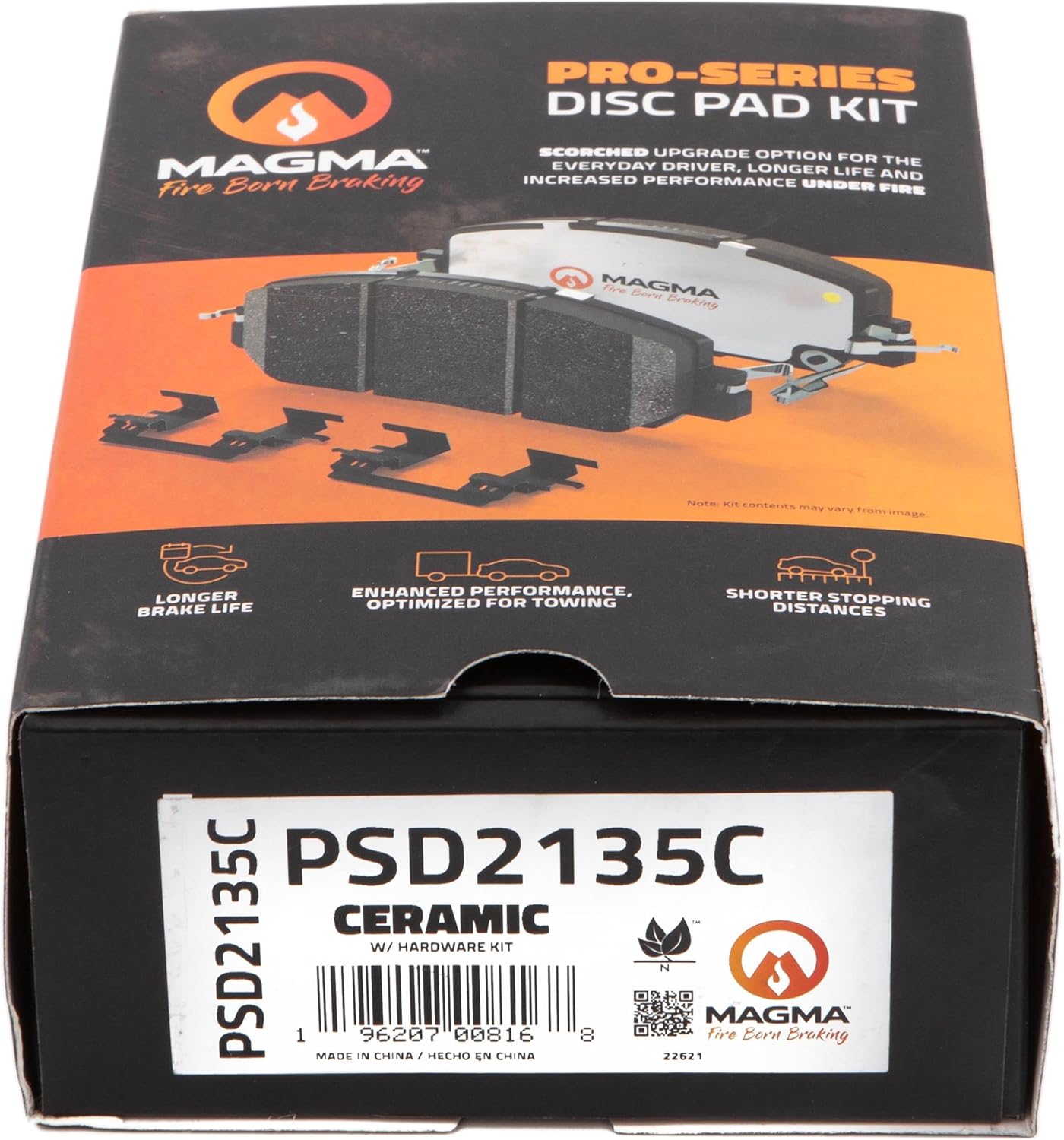 MAGMA Pro-Series PSD2135C Ceramic Brake Pads, Rear