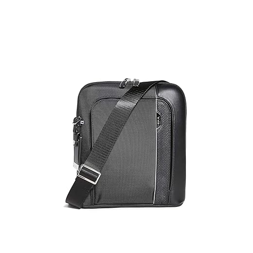 TUMI Men's Arrive' Olten Crossbody Bag, Black, One Size