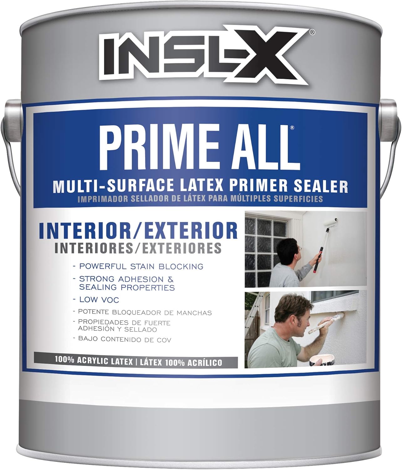 INSL-X AP100009A-01 Prime All Multi-Surface Primer, 128 Fl Oz (Pack of 1), White 1 Gallon (Pack of 1)