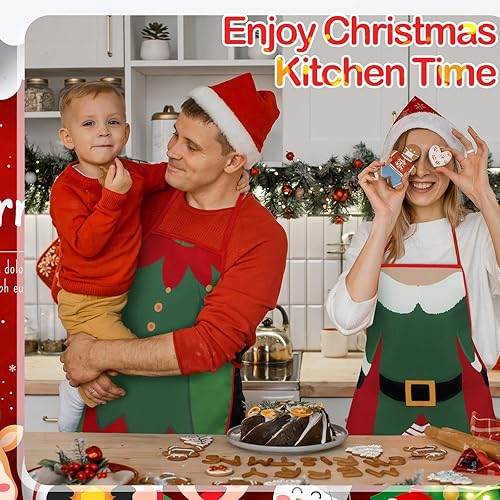 Miniatura 3 de Toulite Delantal de cocina con diseño de girasol, diseño de flores, a rayas, para cocinar, barbacoa, con correa ajustable para el cuello, para