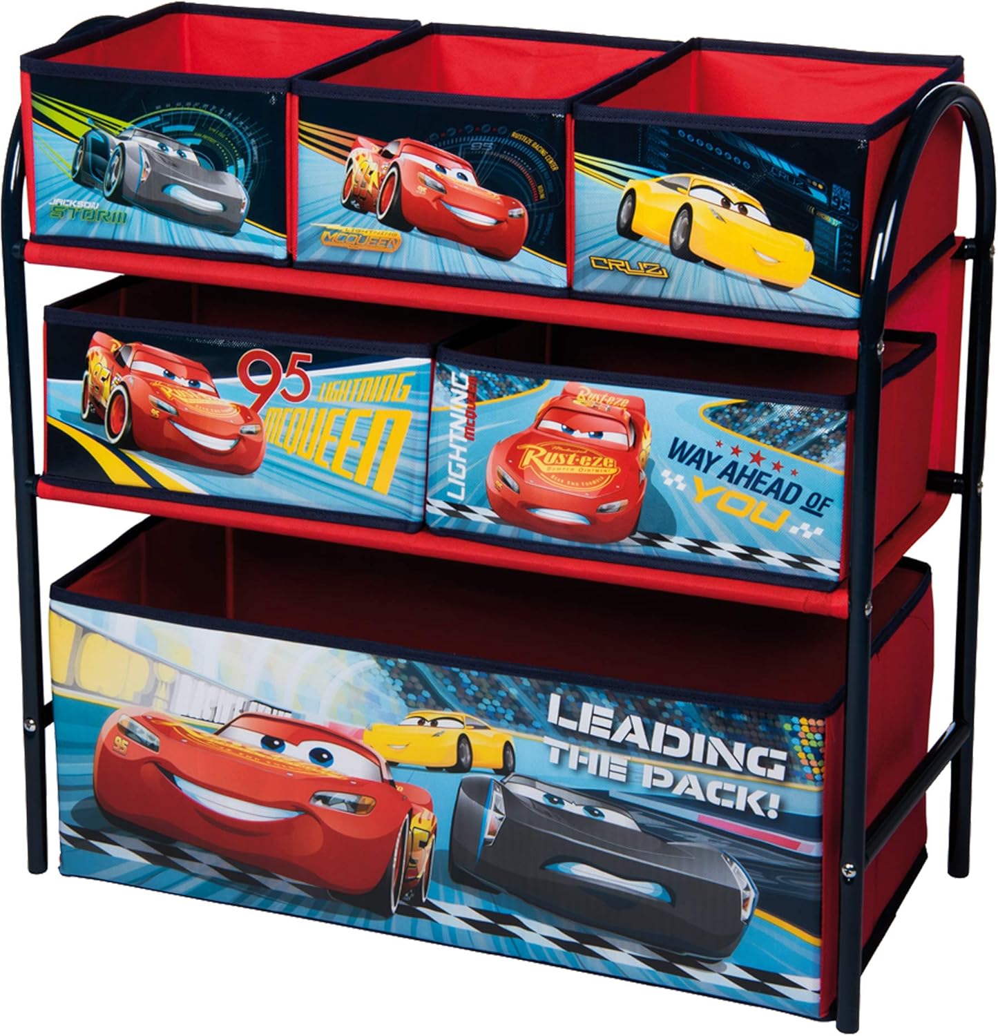 URBNTOYS 6 Drawer Disney & Marvel Metal Rack Organiser 65 x 28 x 63 cm