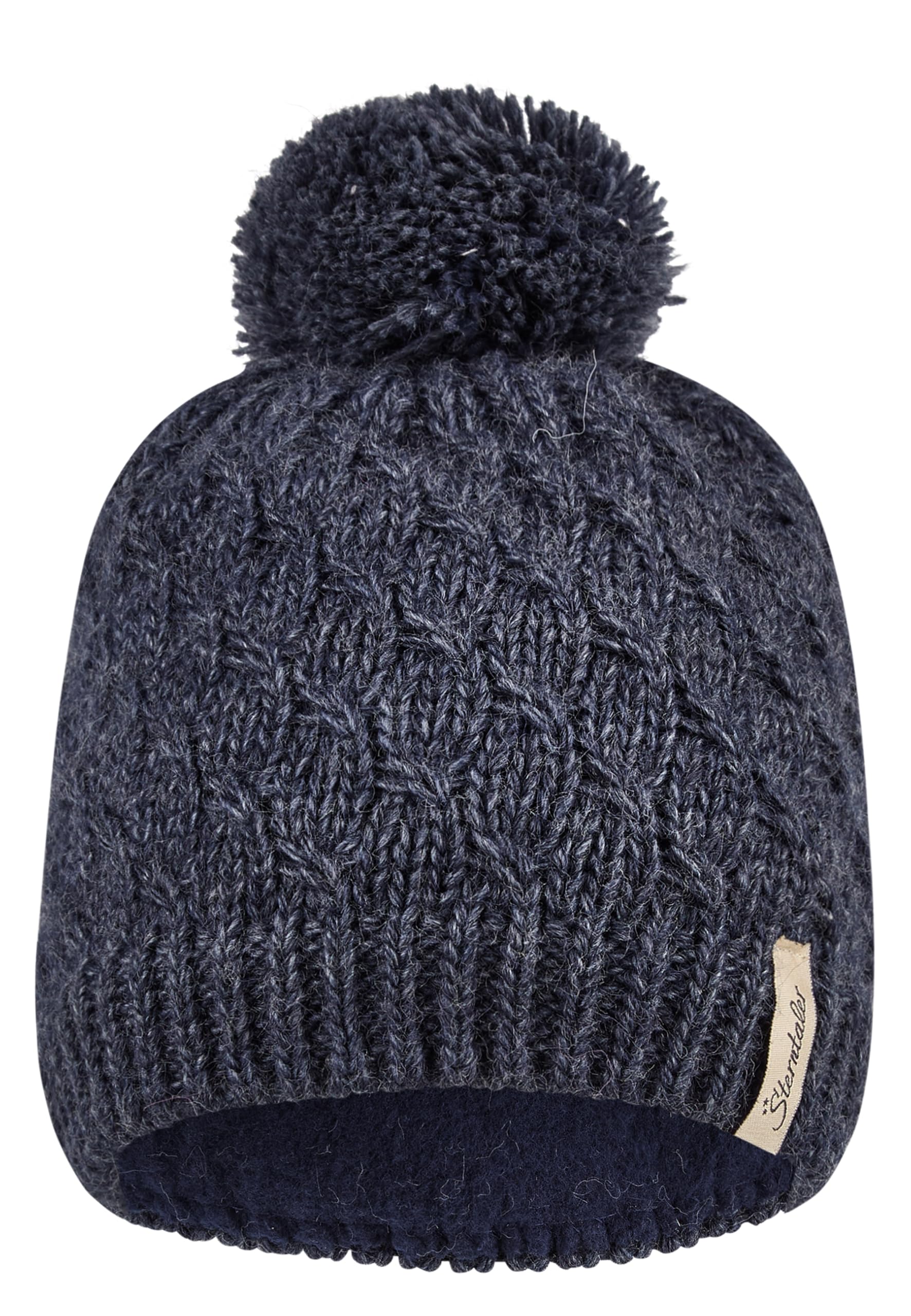 Sterntaler Mädchen Beanie-Mütze Bommelmütze Meliert