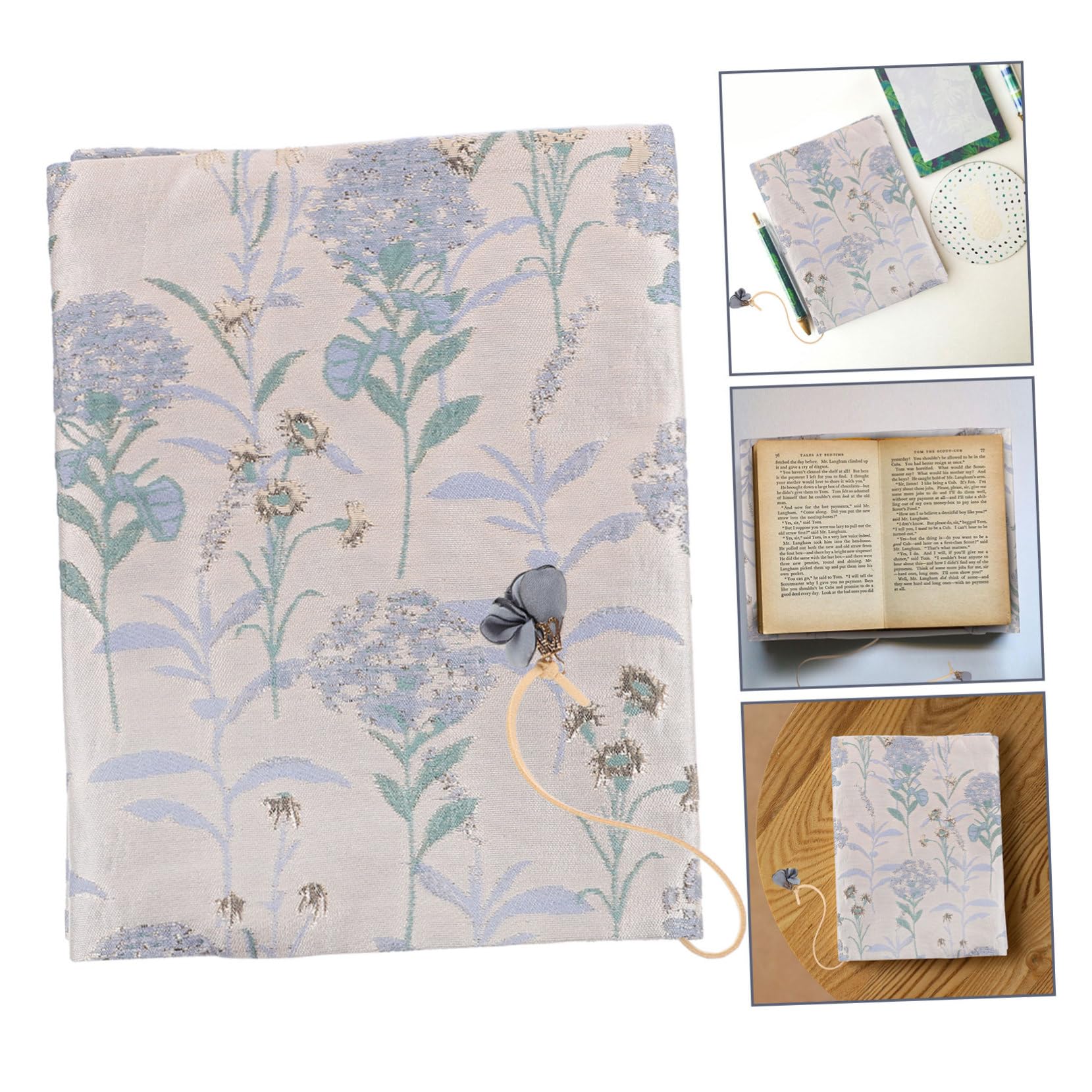 NUOBESTY 5pezzi Copertura Per Libri Decorativa e Pratica Maniche Regolabili Per Note e Libri Protezione Riutilizzabile Per Studenti Con Design e Resistente