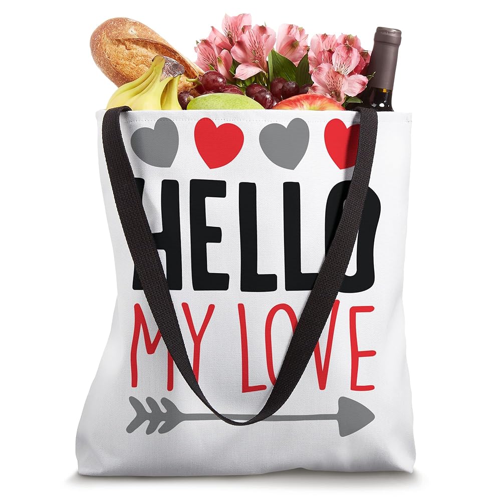Amazon.com: Hello My Love Tote Bag : Clothing, Shoes & Jewelry
