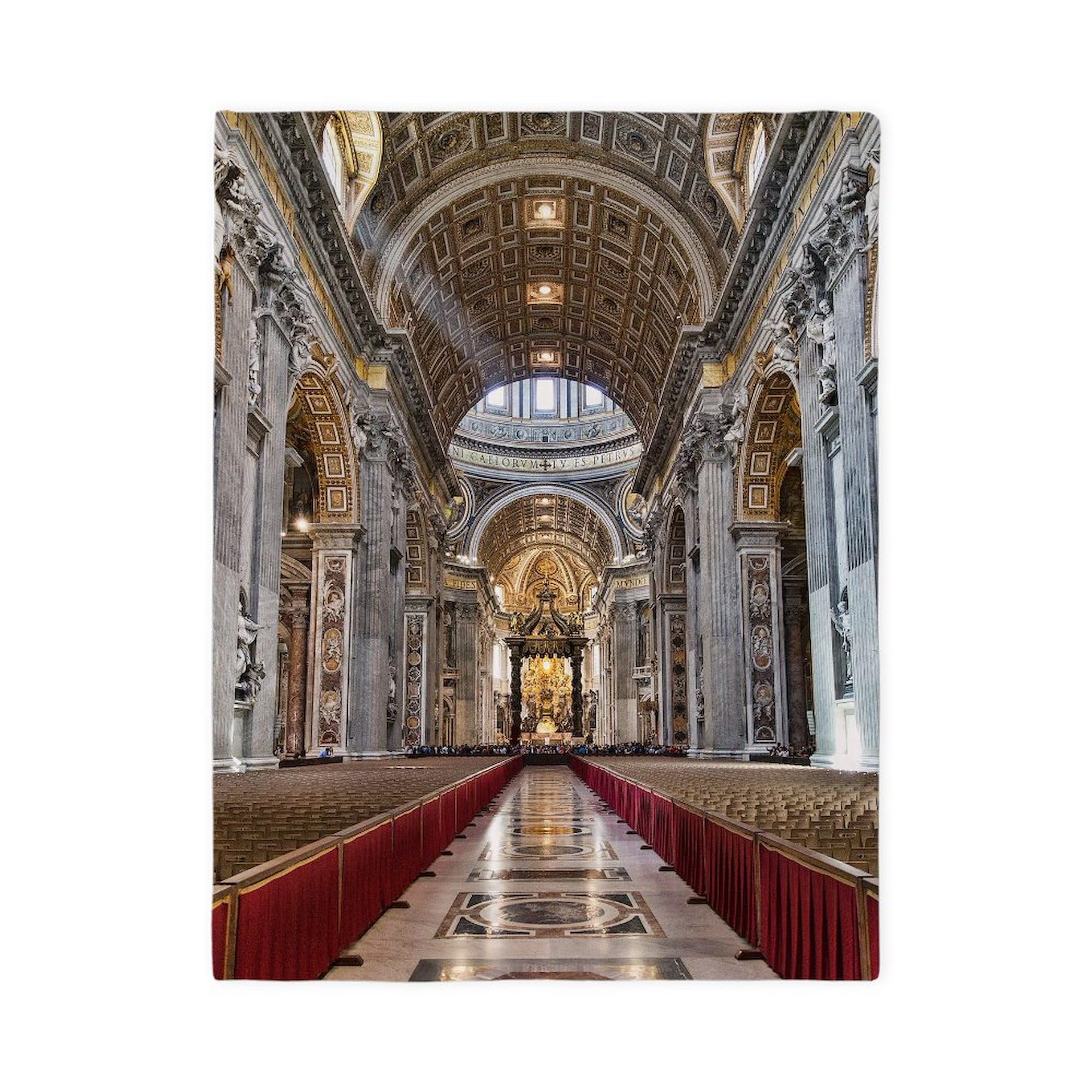 CafePress St. Peter's Basilica Twin Duvet Cover, Printed Comforter Cover, Unique Bedding,