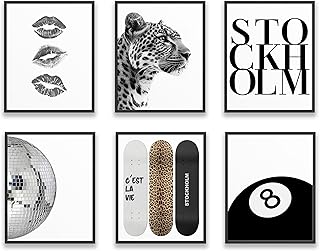 TwoDays Stockholm Style Room Decor for Women, Chic Trendy Wall Art for L...