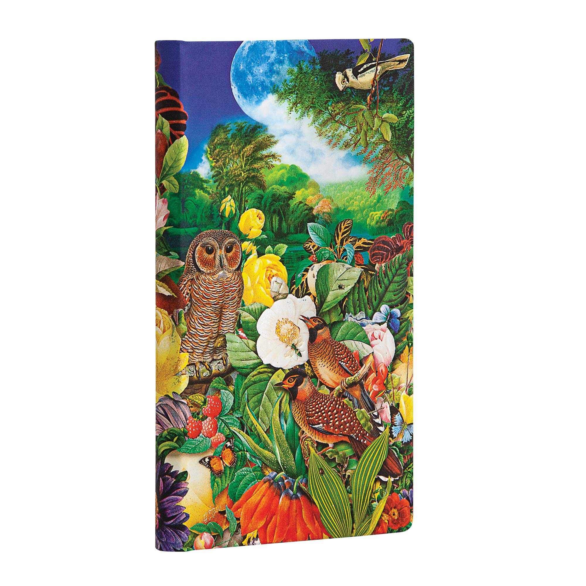 Paperblanks Moon Garden Slim Lined Hardcover Journal
