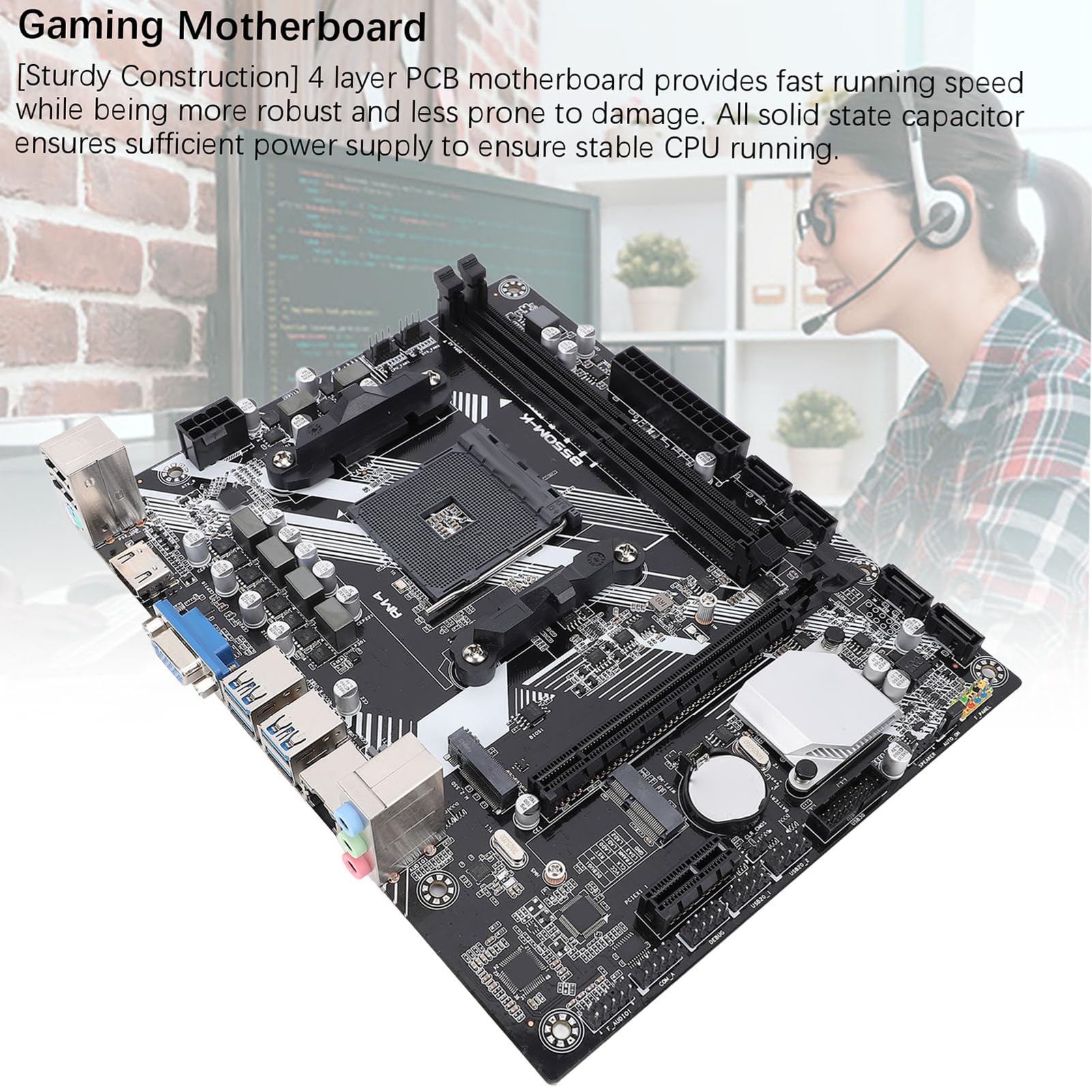 Amazon.com: B550M K Gaming Motherboard AM4 CPU Socket DDR4 64GB