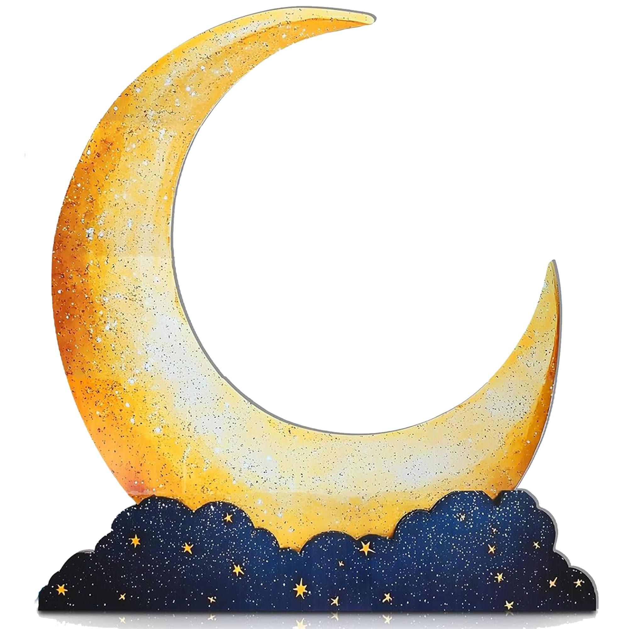 Fondo de cartón de luna creciente para fotos en fiestas y salones