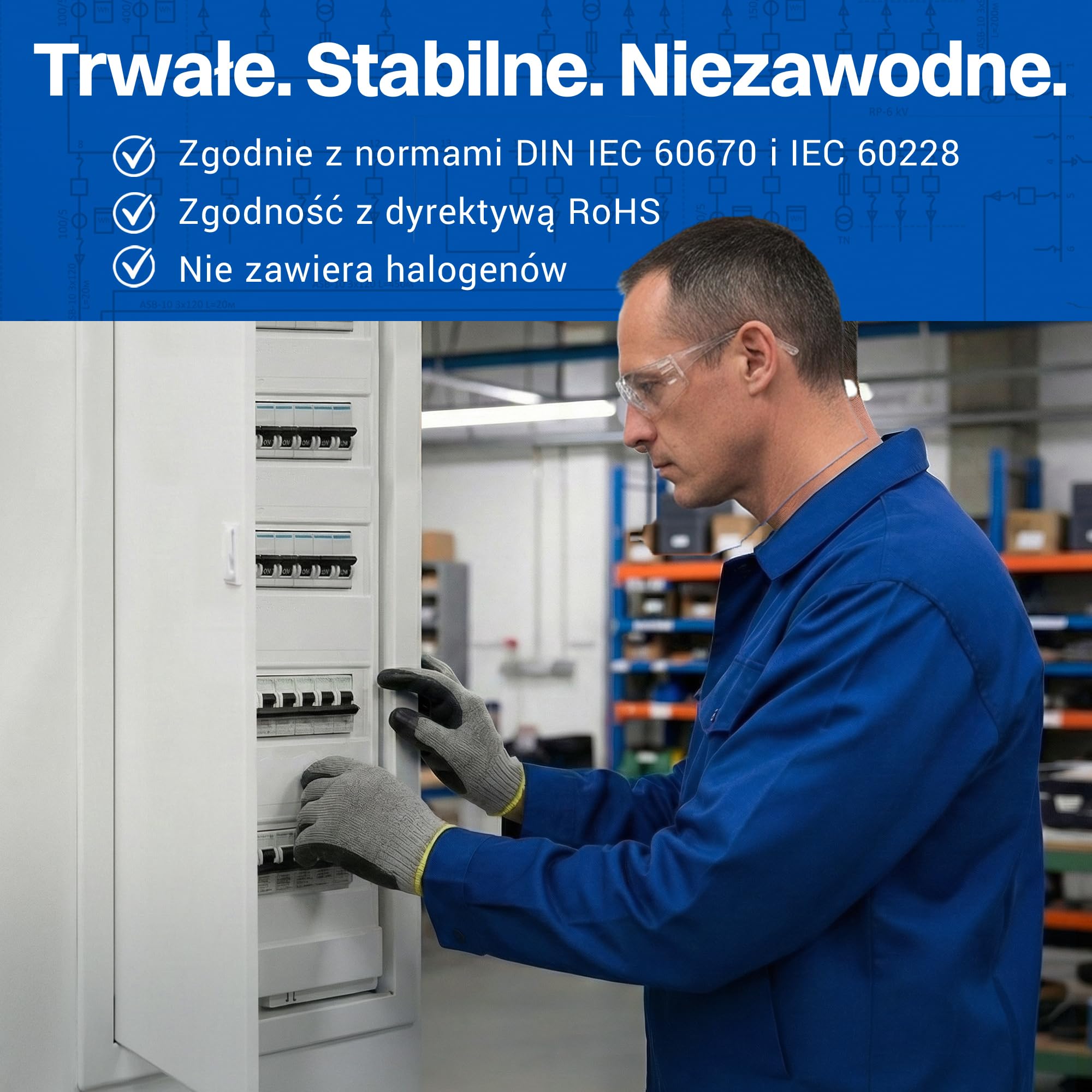 Intratec Rozdzielnica Podtynkowa 5-Rzędowa – Skrzynka Elektryczna IP40 na 60 Modułów z Białymi Drzwiami Metalowymi i Szyną DIN do Instalacji Wewnętrznych w Budynkach – 346 x 94 x 842mm