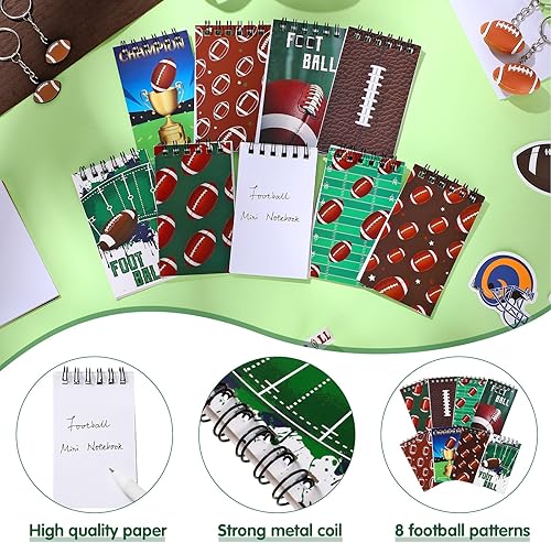 Miniatura 3 de Faccito 32 mini bloc de notas deportivos, baloncesto, béisbol, fútbol, fiesta, recuerdos, bolsas de regalo, bloc de notas en espiral, mini cuadernos