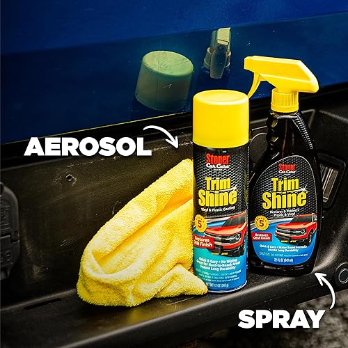 Miniatura 8 de Stoner Car Care 91034-2PK - Protector del brillo de tapicería en aerosol de 12 onzas, restaura los plásticos interiores y exteriores opacos