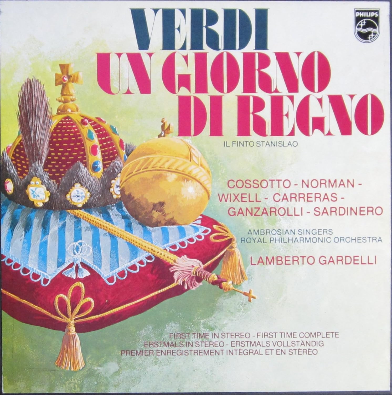 Verdi: Un Giorno di Regno : Giuseppe Verdi, Lamberto Gardelli, Royal ...