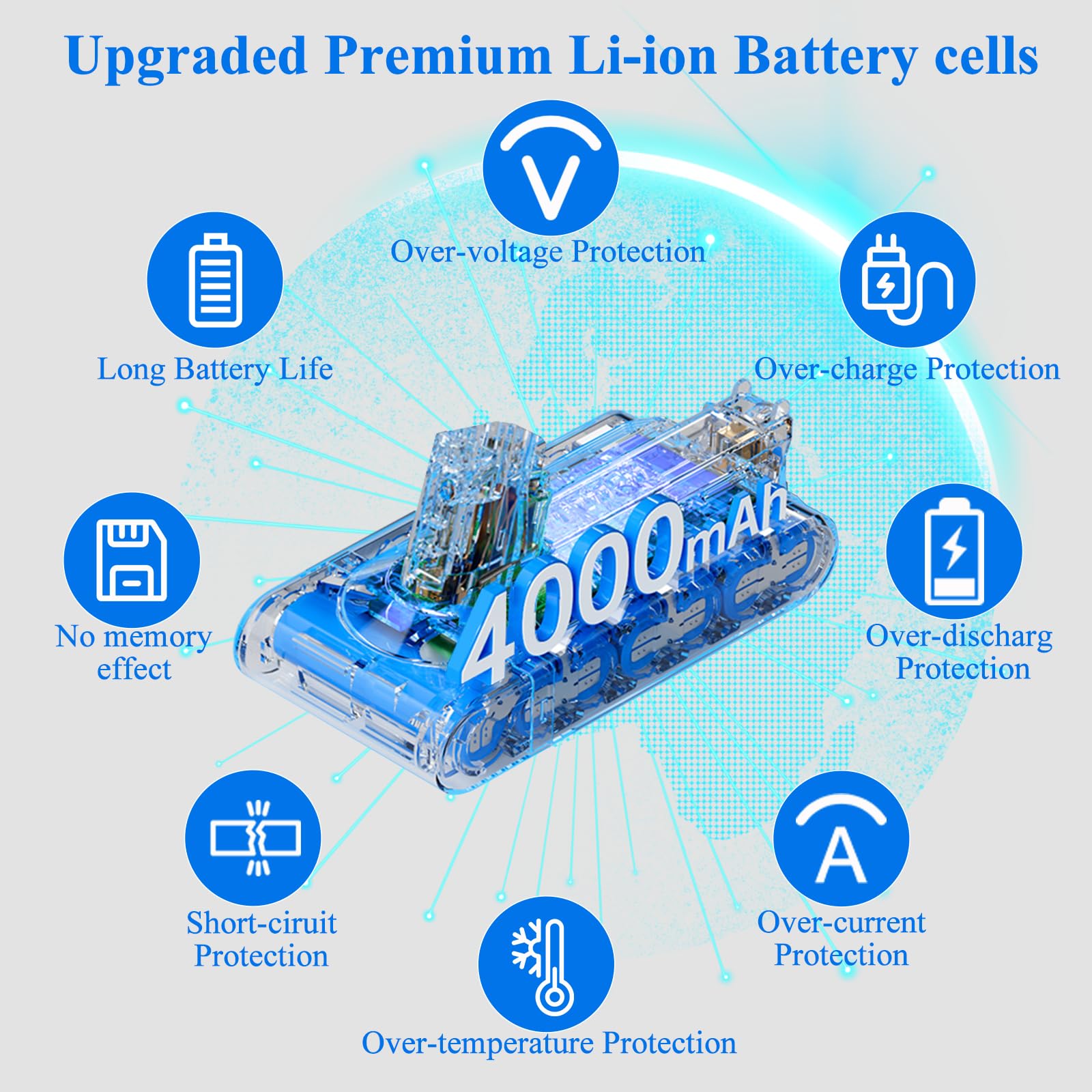 Amazon.com: BOTKK Premium V12 Battery Replacement Compatible with