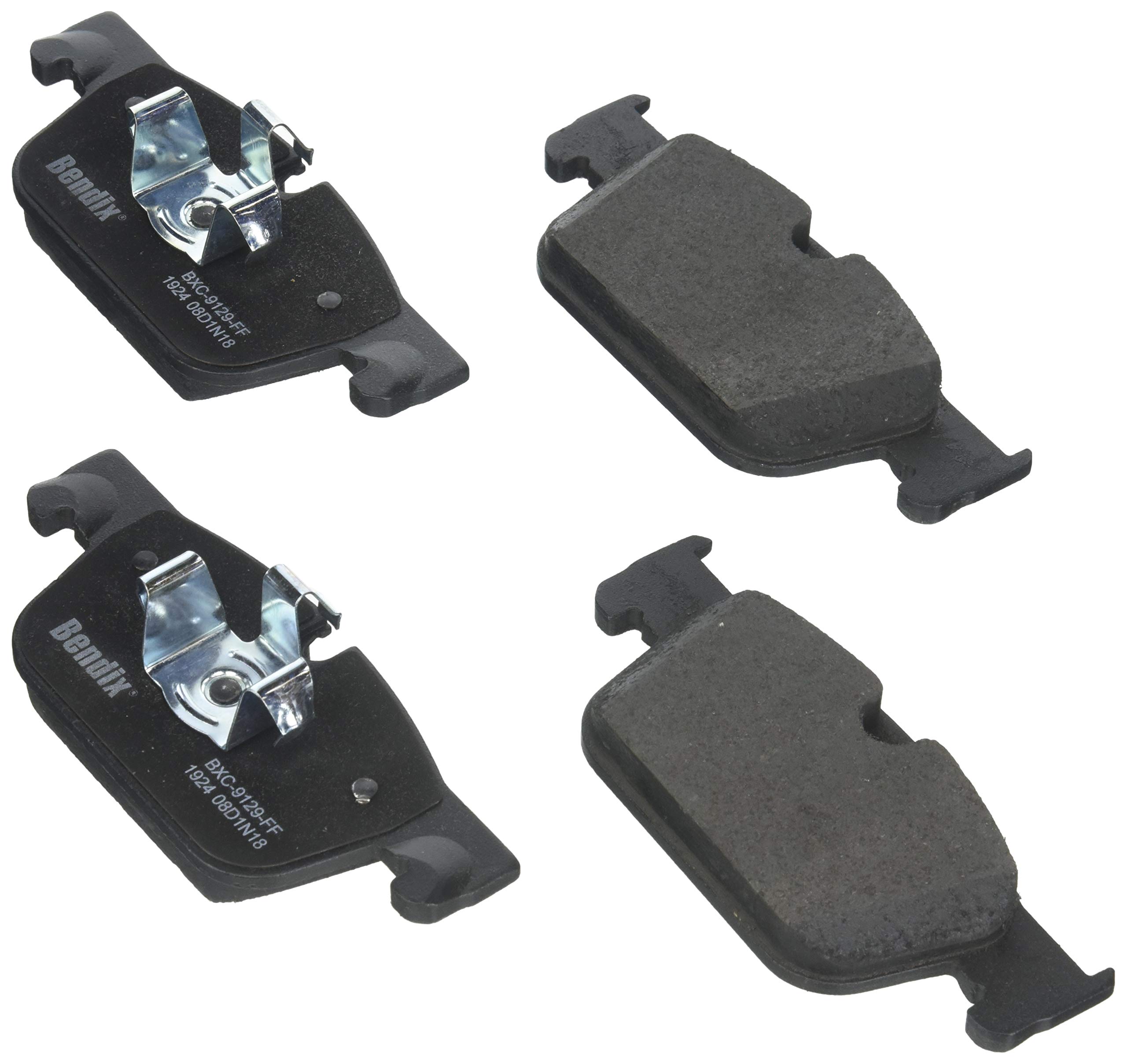 Bendix Priority1 CFC1924 Ceramic Front Brake Pads for Volvo S60 2023-2019, S90 2024-2017, V60 2021-2019, V60 Cross Country 2024-2020, V90 2021-2018, V90 Cross Country 2024-2018, XC60 2024-2018