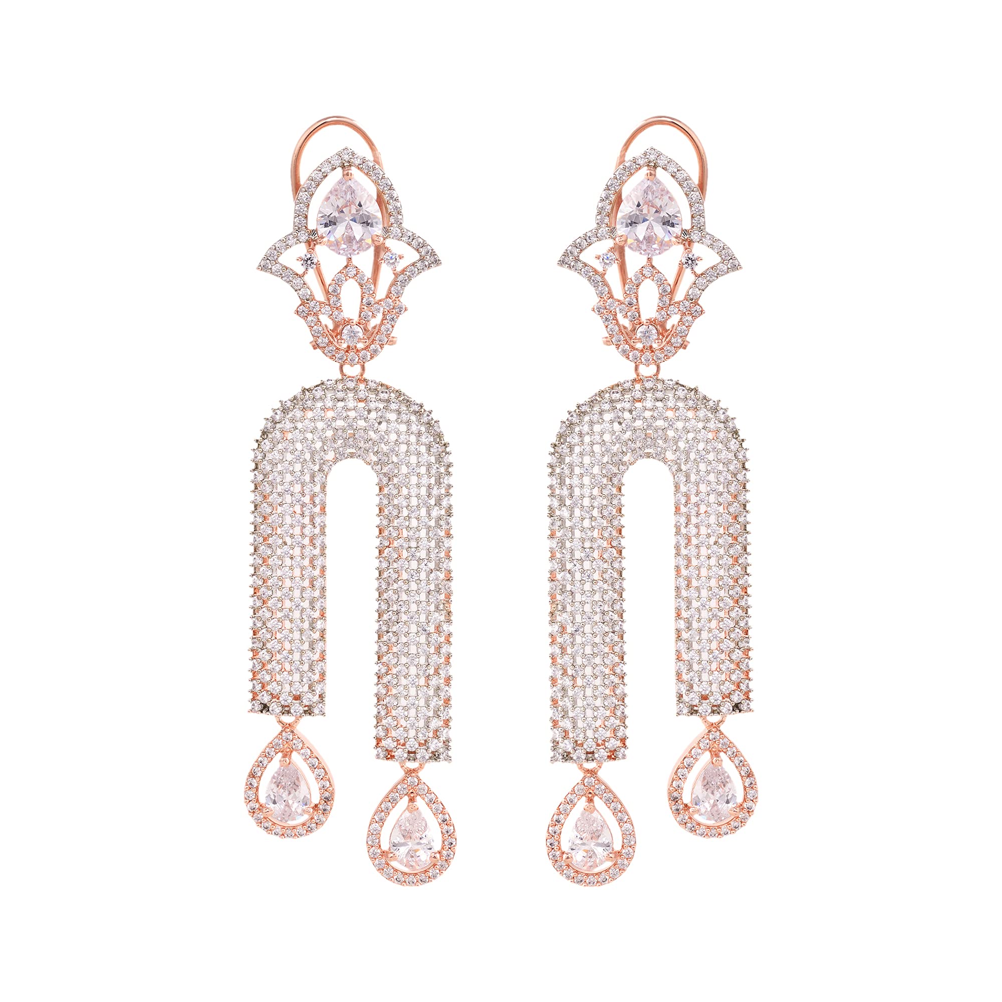 See full amazon price history chart for Saraf RS Jewellery-Rose Rhodium White AD stdded Long Designer Dropdown Earrings Saraf RS Jewellery-Rose Rhodium White AD stdded Long Designer Dropdown Earrings (B09C1XS3P6) Amazon Price History, Amazon Price Tracker