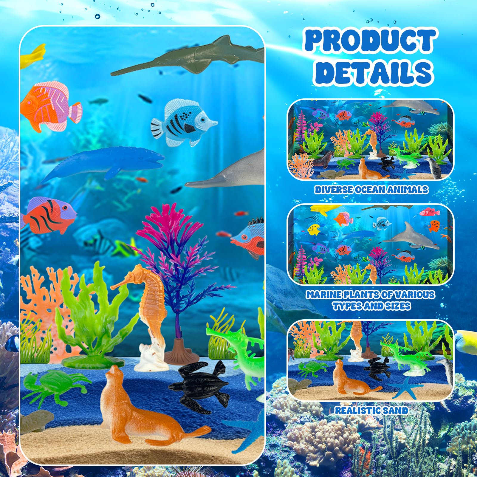 Amazon.co.jp: 海洋ジオラマキット 海の生息地プロジェクト用品 サメの