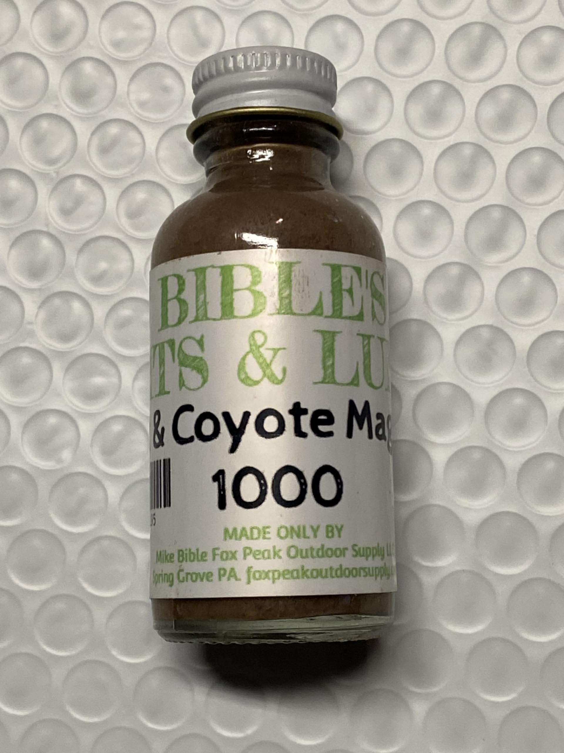 BIBLE'S BAITS & Lures Fox & Coyote Magnet Lure 1000 1 OZ.