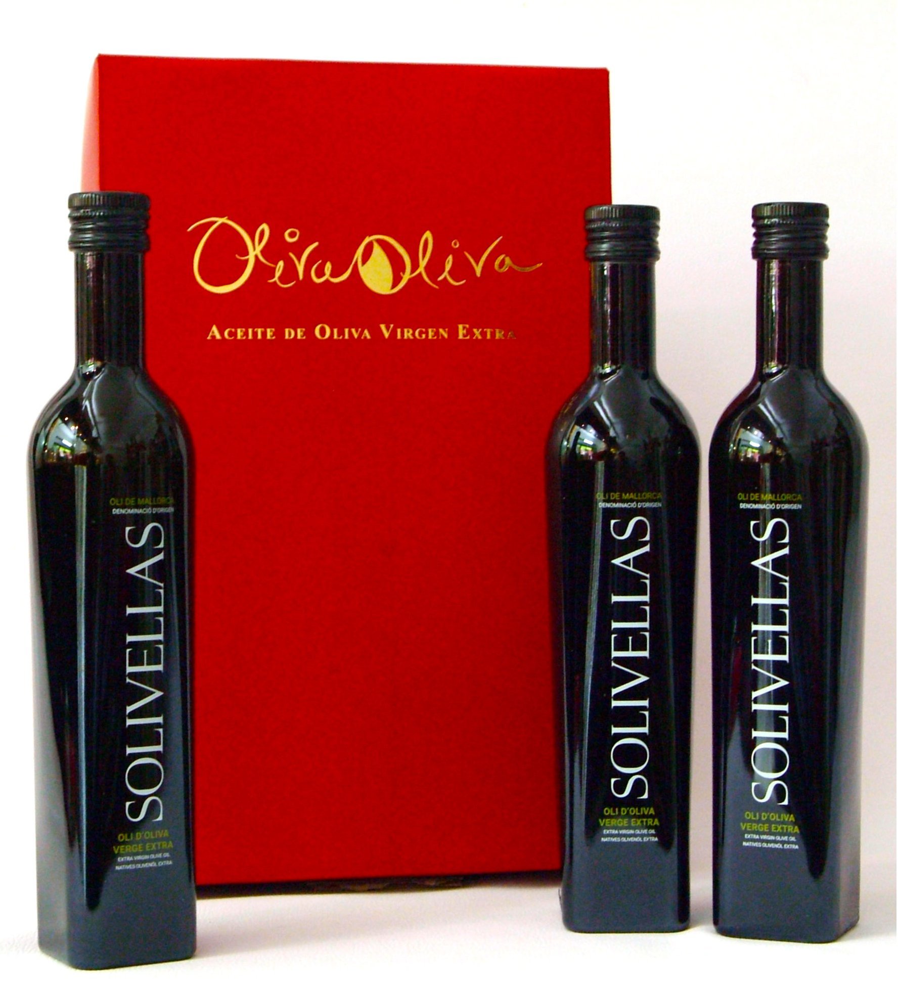 3 x Solivellas arbequina 500 ml opakowanie prezentowe - oliwa z oliwek z pierwszego tłoczenia
