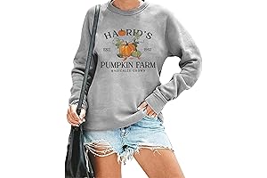 Jinting Fall Sweatshirt Women Pumpkin Farm: Pumpkin Sweatshirts Halloween Hoodie Shirt Autumn...
