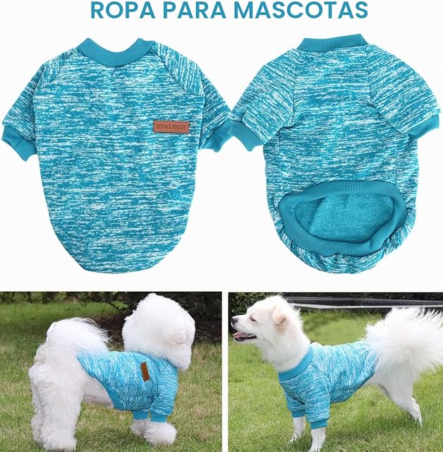 Foto 2 de 5 de HuaLiSiJi Jersey Perro Grande Sudadera Perro Grande Ropa Perro Grande, Es un Tejido Bastante Cómodo