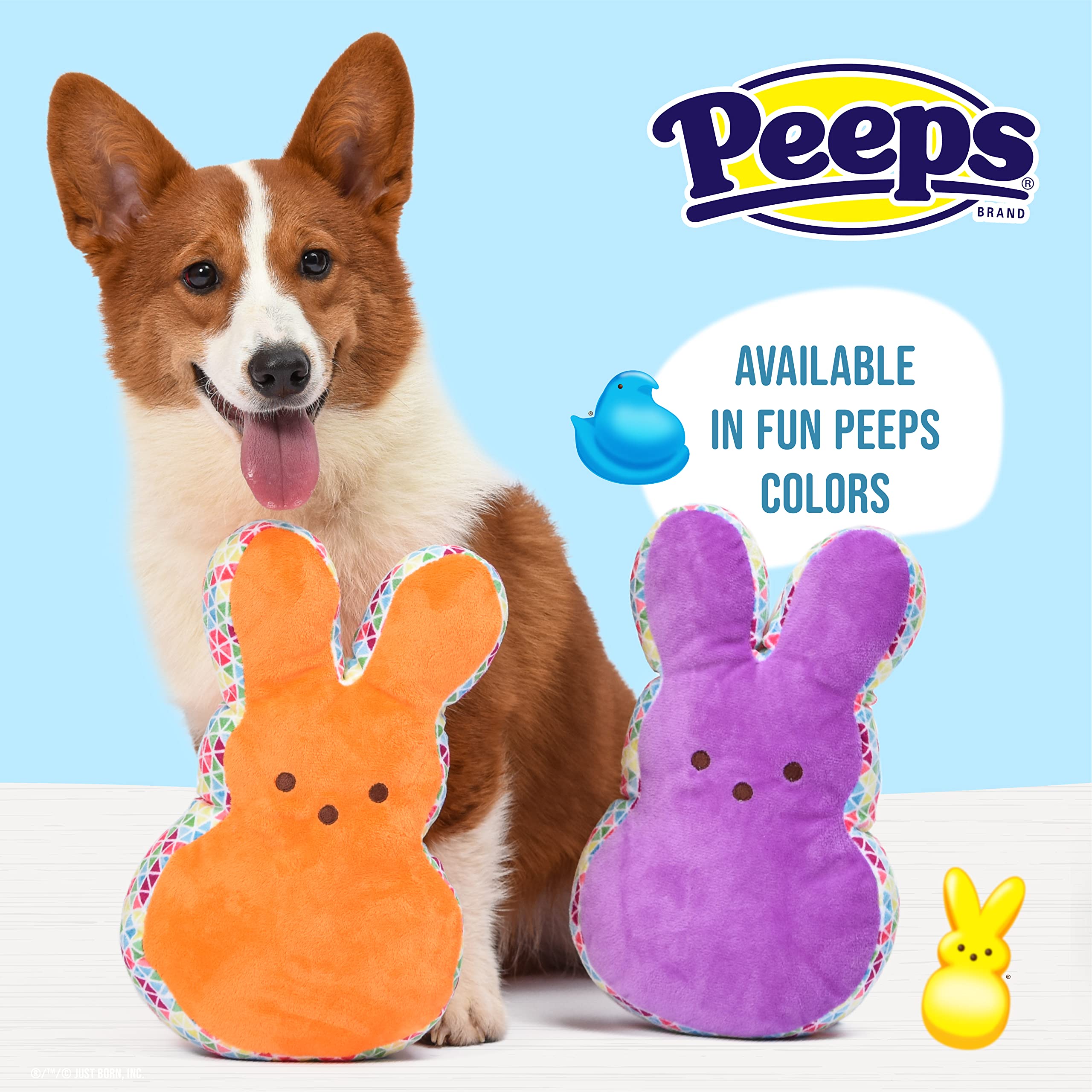 Amazon | Peeps for Pets 12インチパターン ぬいぐるみ ウサギの鳴き声 