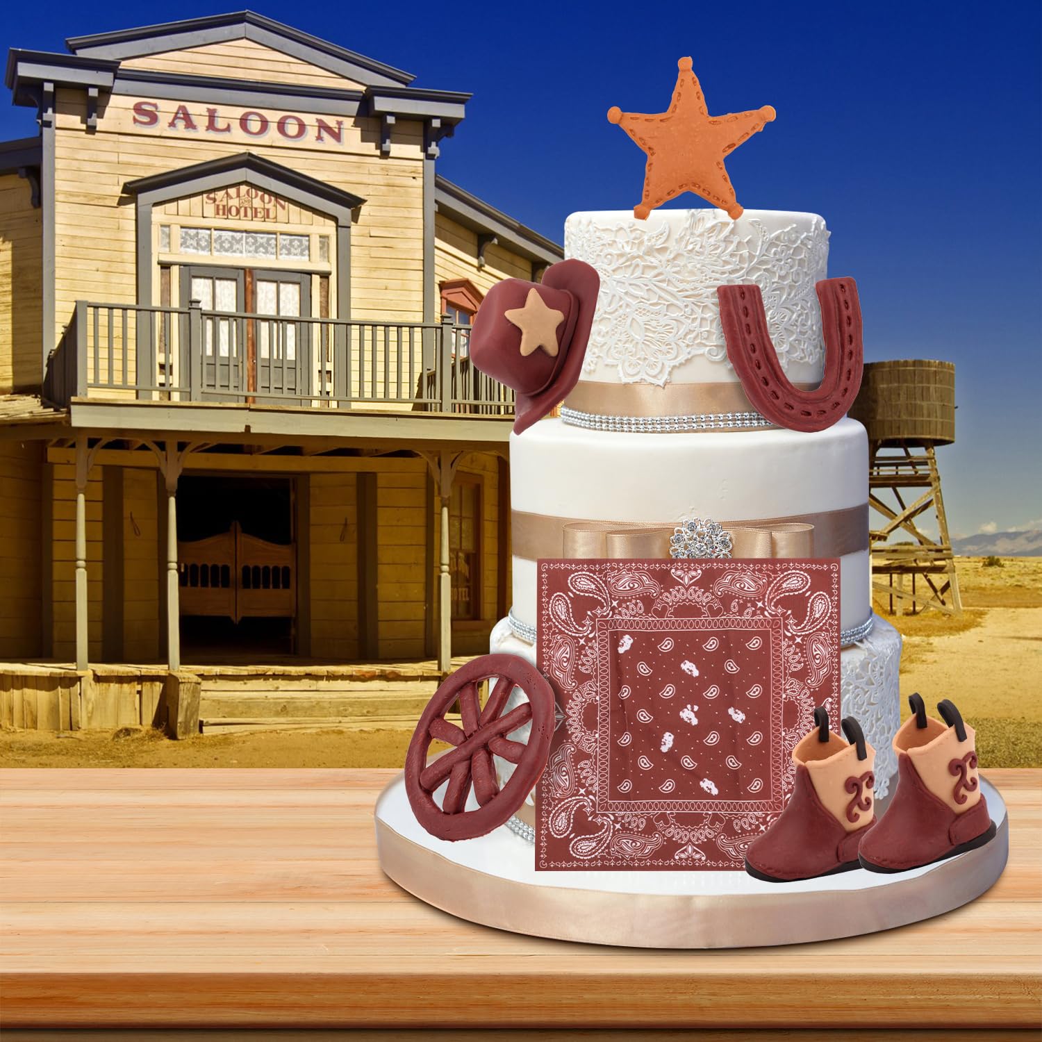 Happy Birthday Taarttoppers - 6 stuks - Rond - Caketoppers