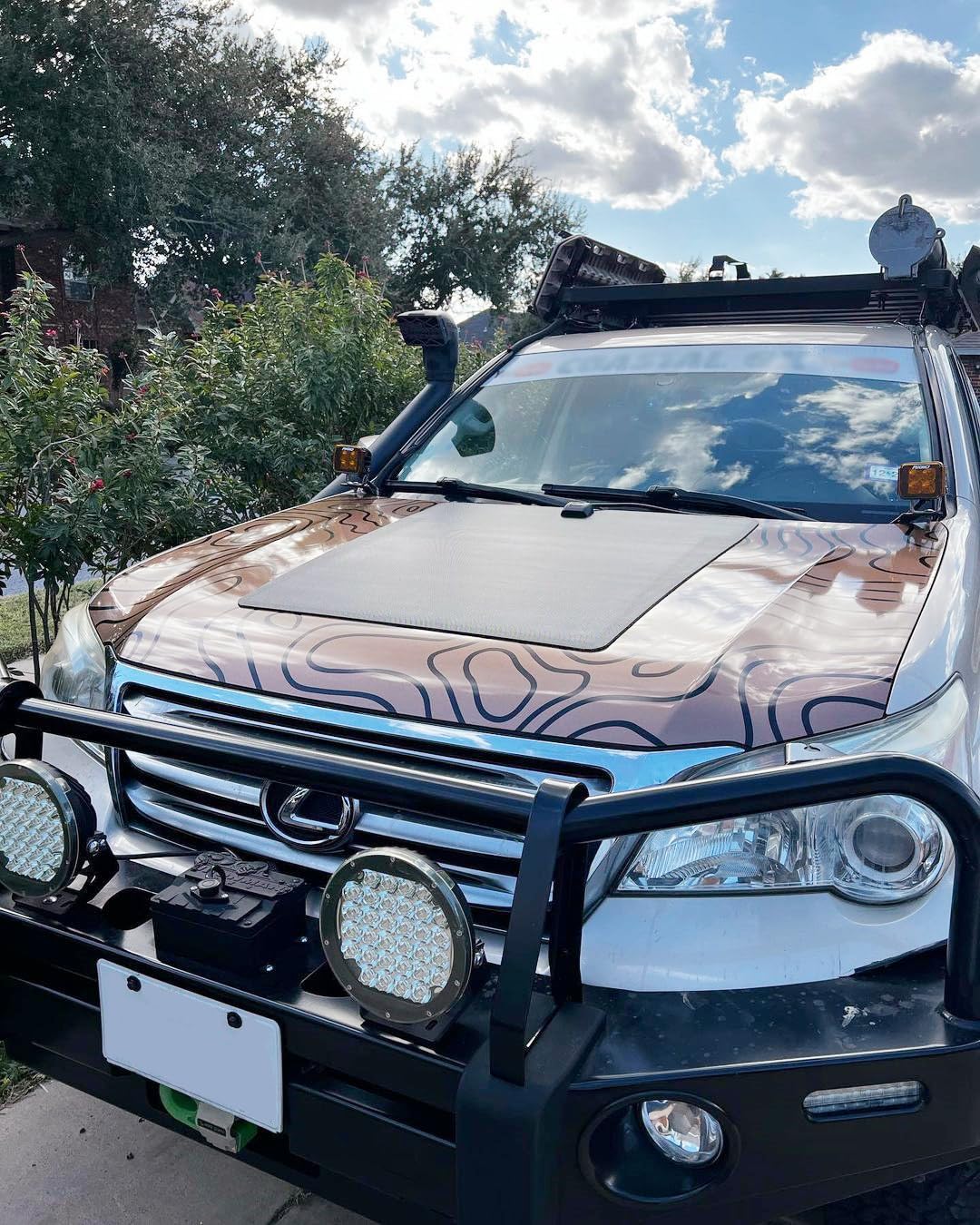 Snapklik.com : Lensun 100W 12V Hood Flexible Solar Panel For Lexus ...