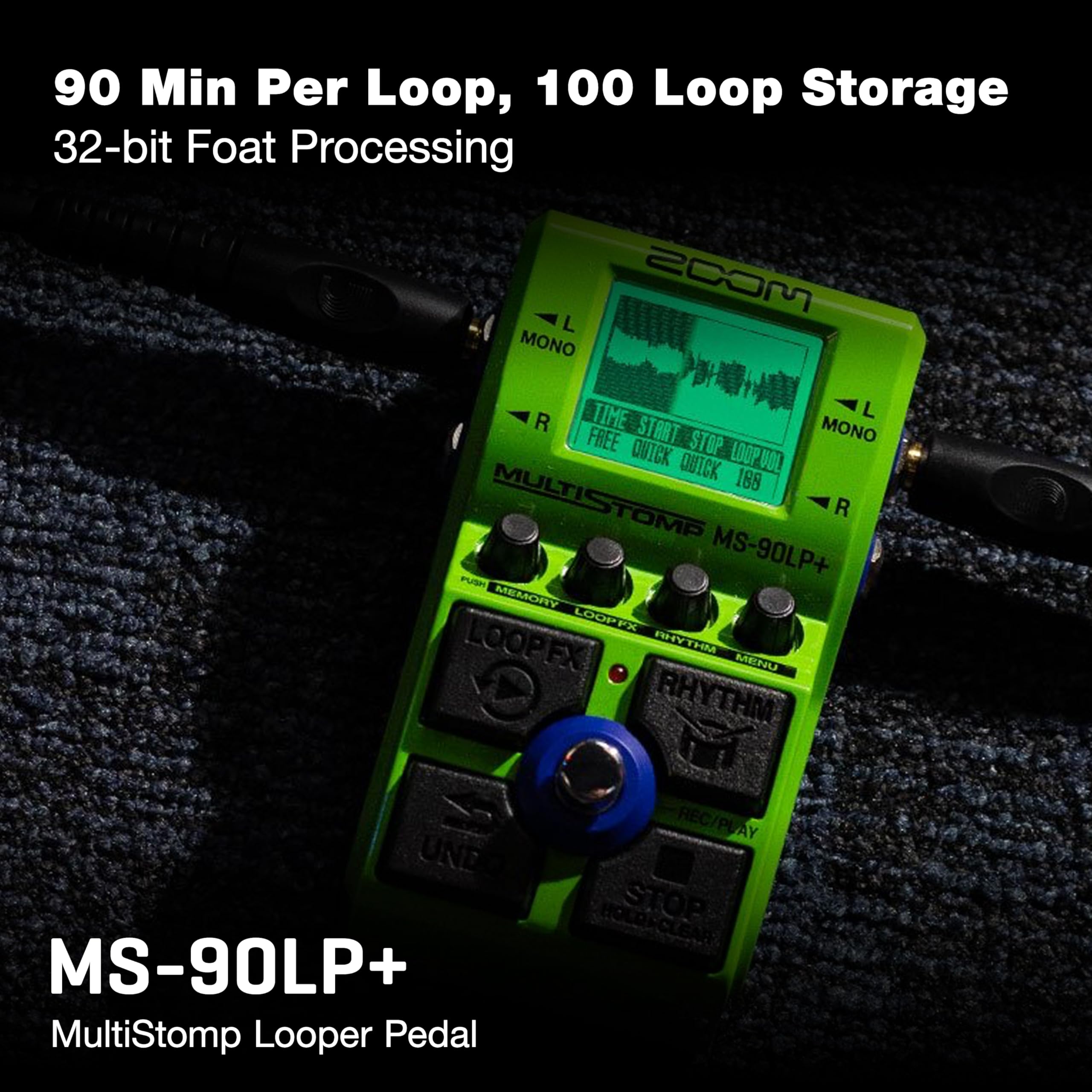 Amazon.com: Zoom MS-90LP+ MultiStomp Looper Pedal with 90-Minute