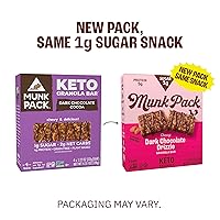 Vista 24 de Munk Pack- Barras Keto de nueces y semillas, 0 onzas de azúcar, 0.07 onzas de carbohidratos netos, sin azúcar añadido, a base de plantas, sin