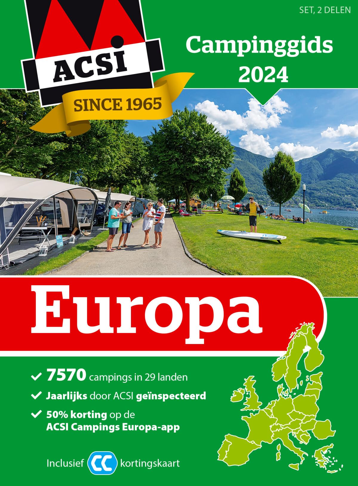 ACSI campinggids Europa 2024: 7500 campings in 31 landen