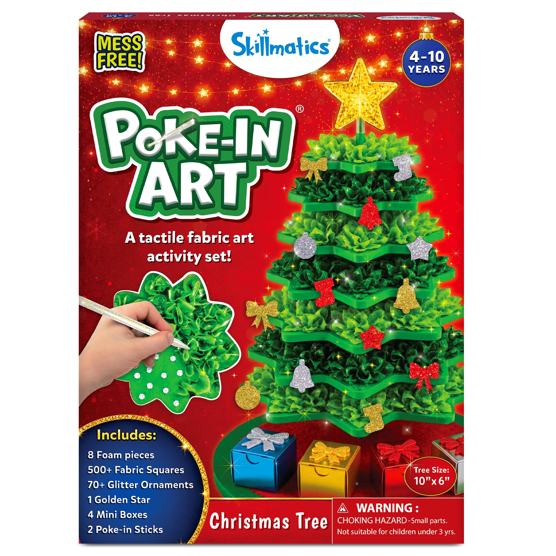 Skillmatics Poke-in Art – Chirstmas Tree, Gift for Girls & Boys Ages 4-10 — image 1