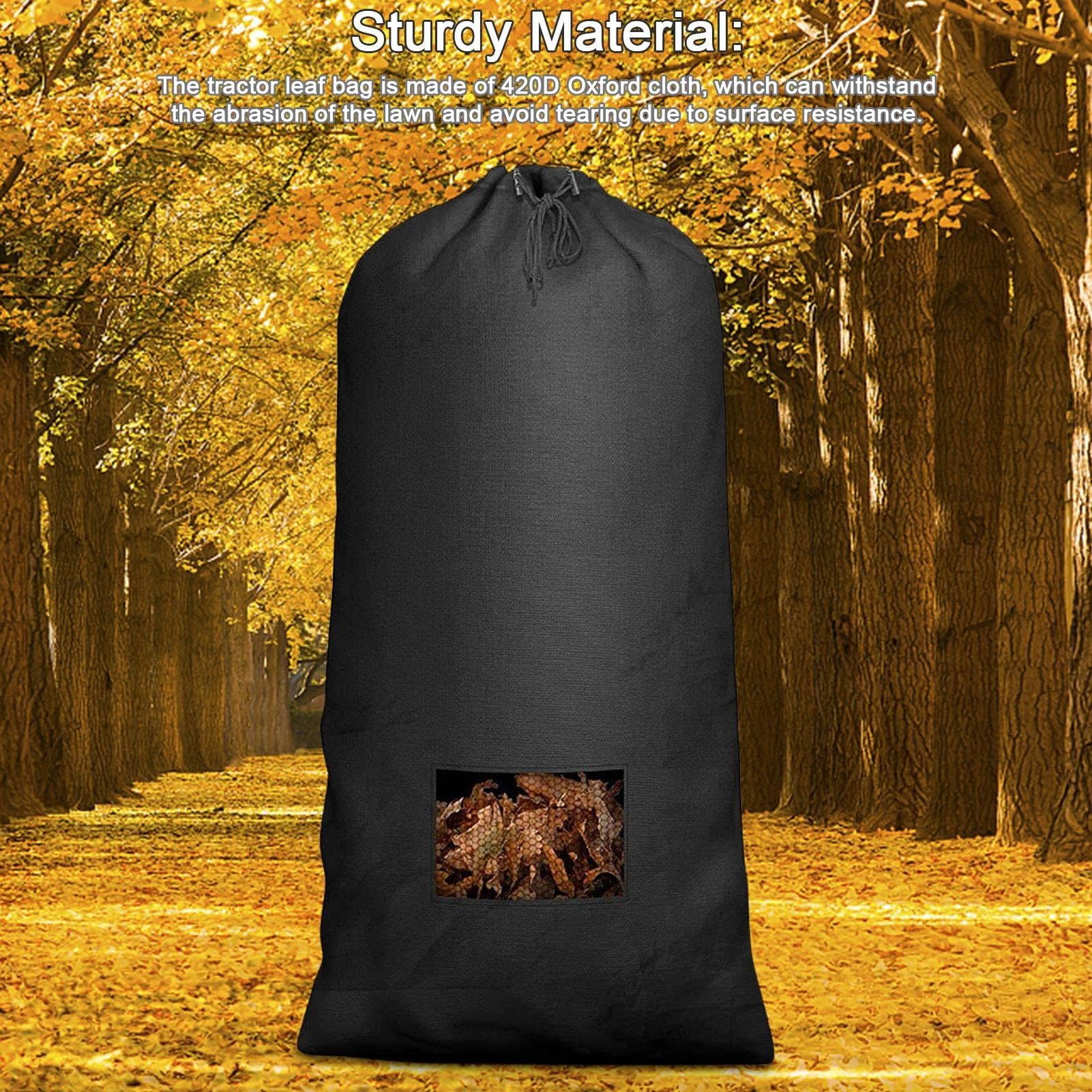 Bolsa de recogida de césped mejorada para cortacésped, sistema de recolección de gran capacidad para tractores de equitación, eficiente colector de hojas de jardín, accesorio duradero para el cuidado