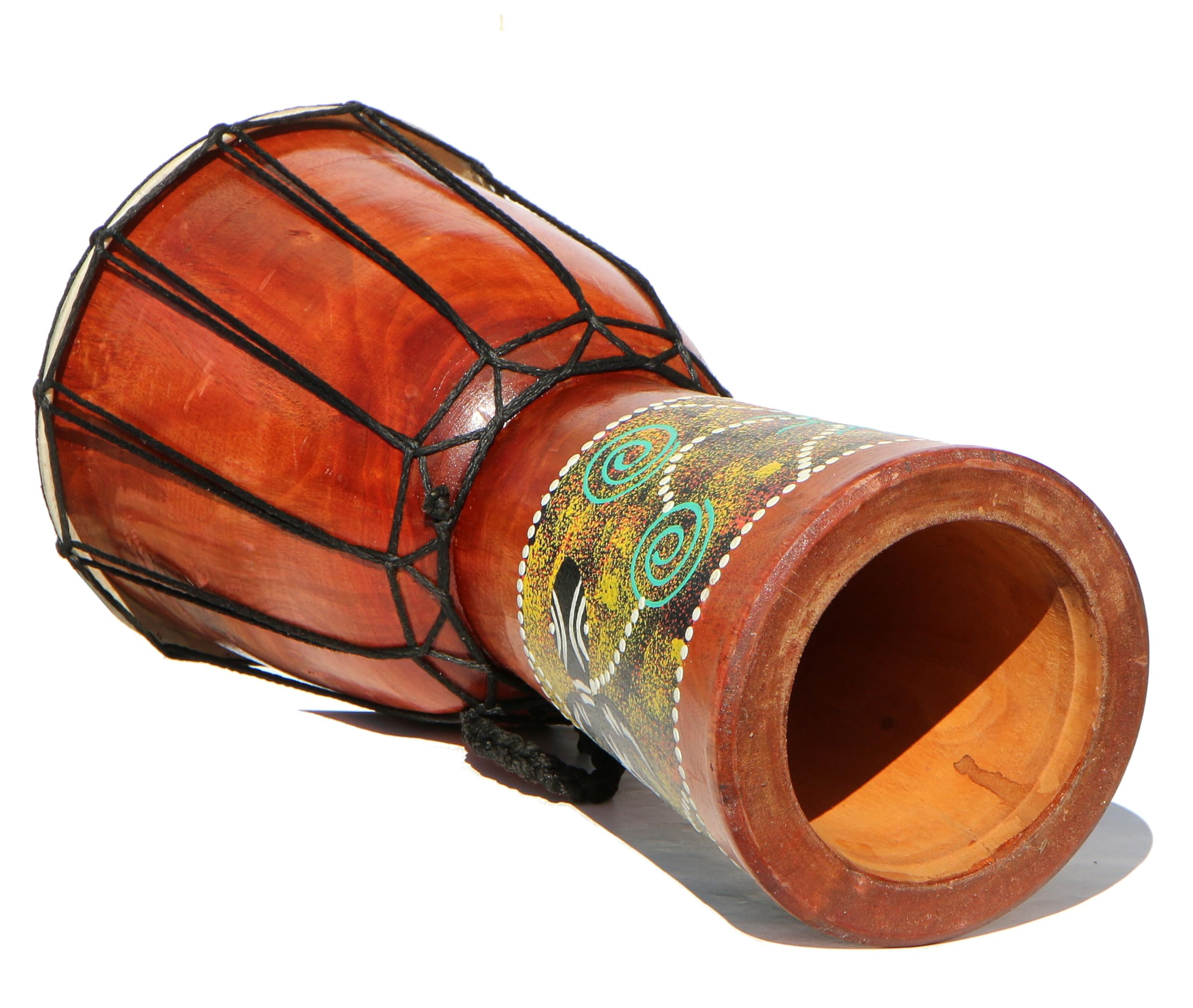 40 cm Djembe - Bongo mit Dot-Paint Bemalung Schildkröte als Geschenk-Idee Afrika Style Drum Trommel 12