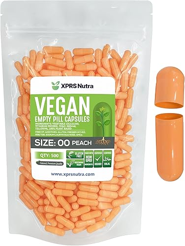 Miniatura 8 de Tamaño 00 cápsulas vacías  500 cápsulas vacías veganas, cápsulas vegetarianas vacías  Relleno de cápsulas vegetarianas  Cápsulas de píldoras