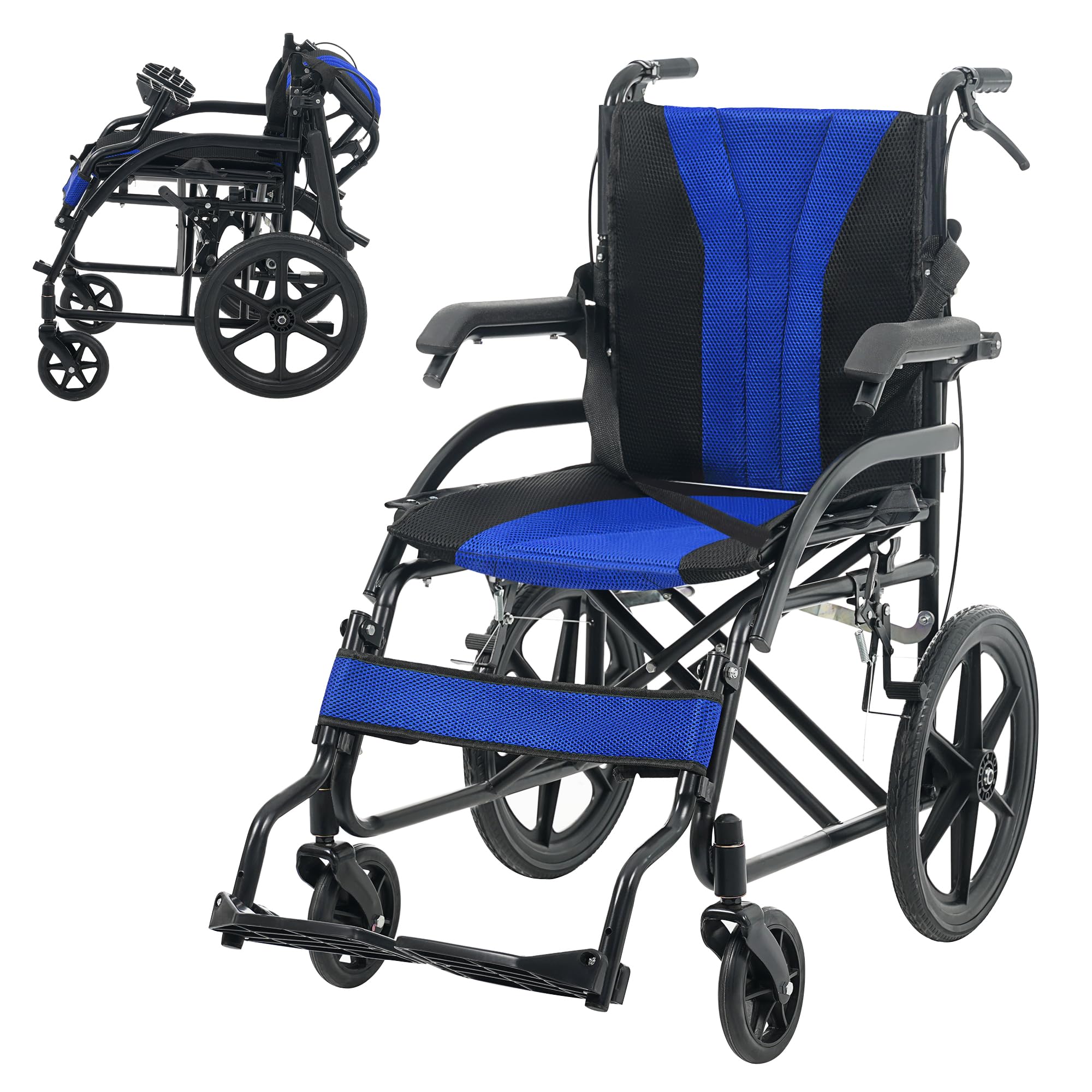 Amazon | オーエスジェイ(OSJ) 車椅子 折畳み 介助型 自立できる 軽量