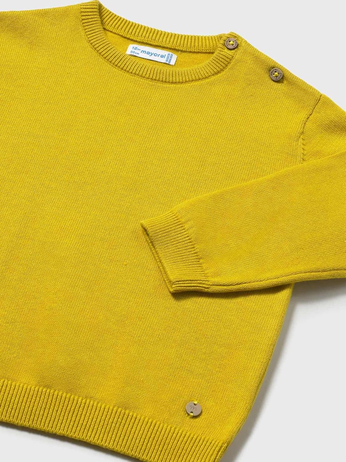 Mayoral Basic Cotton Jumper for Baby-Boys Olive
