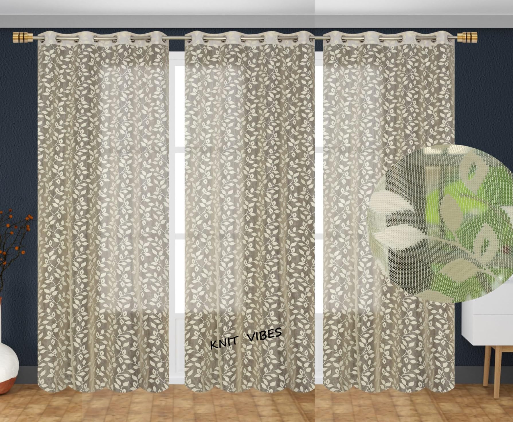 See full amazon price history chart for KNIT VIBES Leaves Design Semi Transparent Window Curtain 5 feet Long Set of 3 pcs Drawing Room Parde | Pooja Room Curtain Panel | Sheer Curtain, Cream Color KNIT VIBES Leaves Design Semi Transparent Window Curtain 5 feet Long Set of 3 pcs Drawing Room Parde | Pooja Room Curtain Panel | Sheer Curtain, Cream Color (B0DDXZJ3DD) Amazon Price History, Amazon Price Tracker