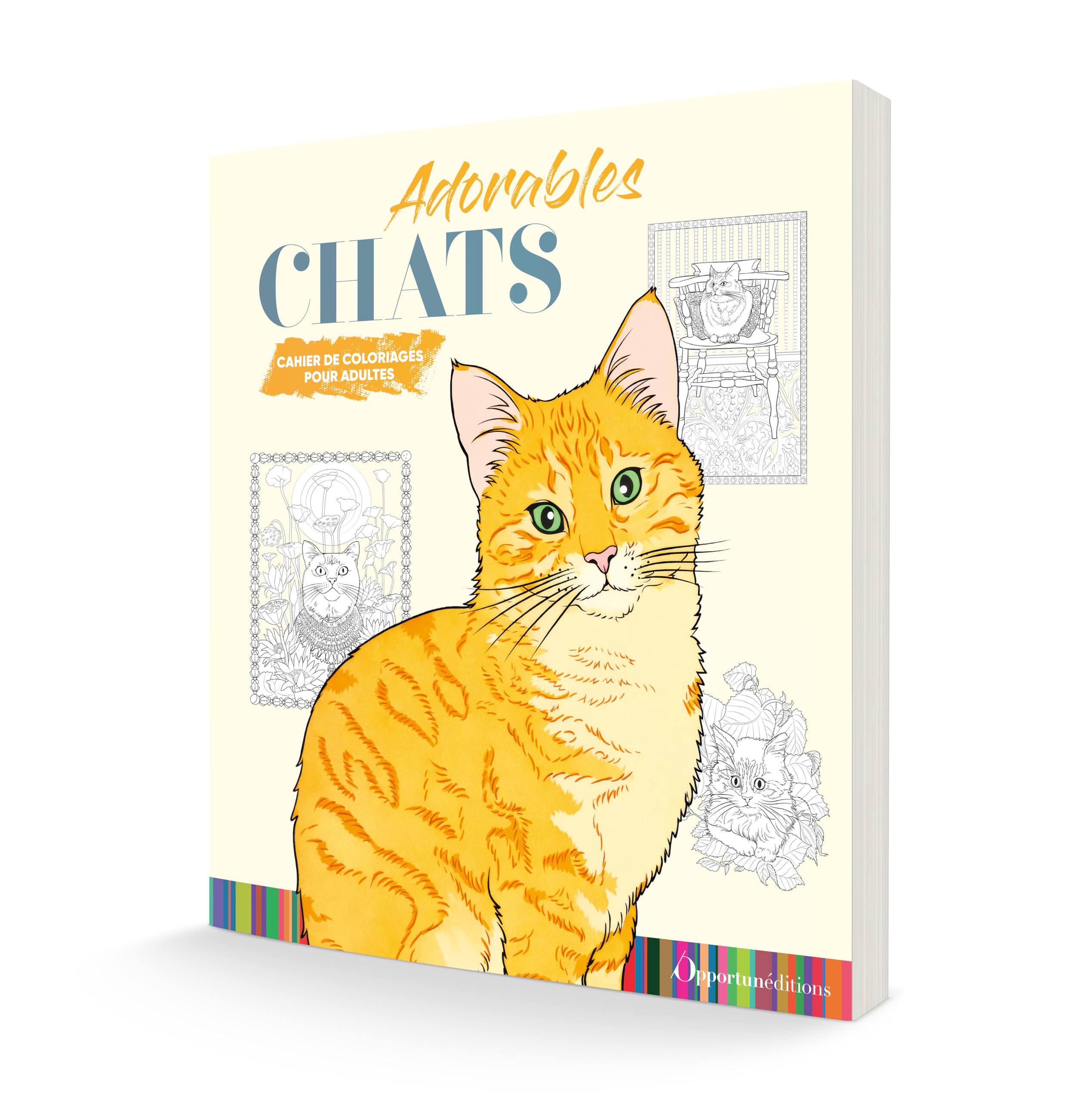 Cahier de coloriage Chats: ADORABLES CHATS