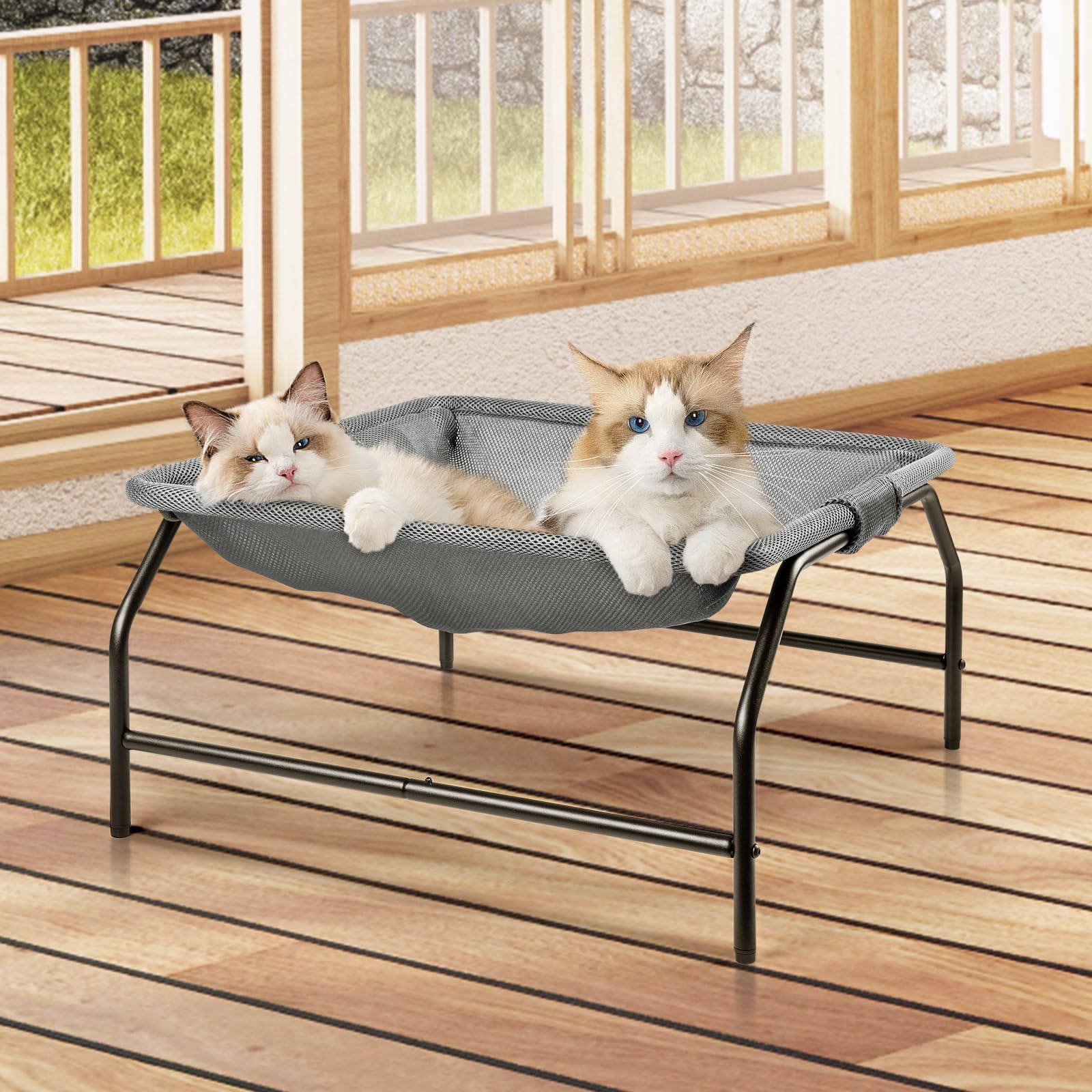 Cat Hammock Bed, Raised Cat Bed Dog Hammock Bed, Pet