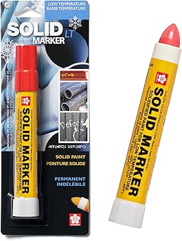 Sakura Solid Paint Markers 3-Pack - Permanent Markers For Glass, Wood & Metal