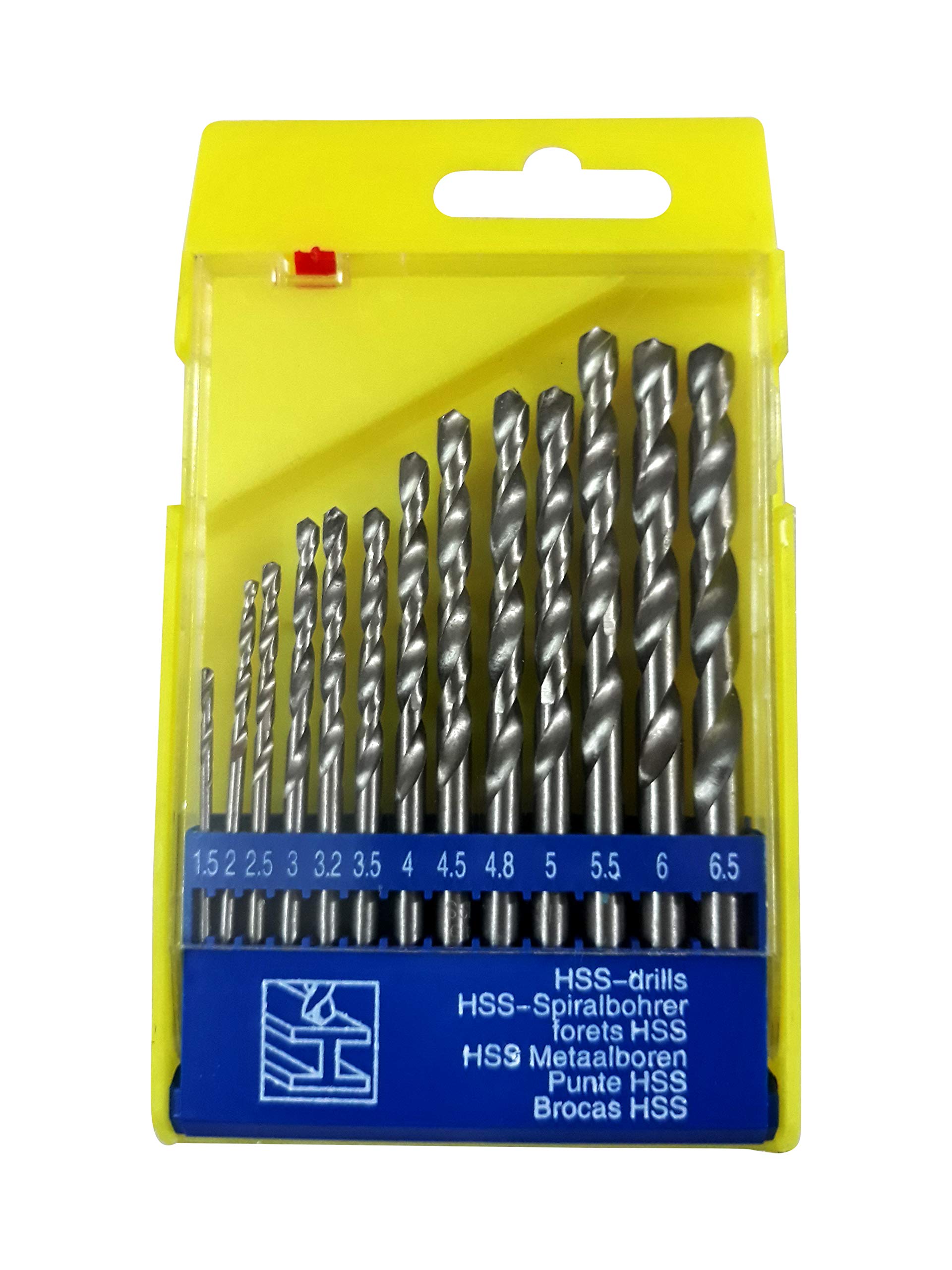 ETERNITY SMT Technology HSS Drill bits Set High-Speed Drill Bits for Wood,Iron, Aluminium, Plastic - Set of 13 Pieces (B07W98X8KS) Amazon Price History, Amazon Price Tracker