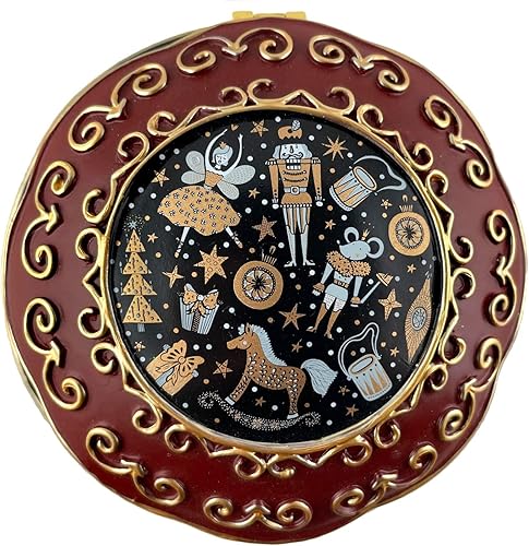 Miniatura 3 de The San Francisco Music Box Company Caja de baratijas musical de cascanueces