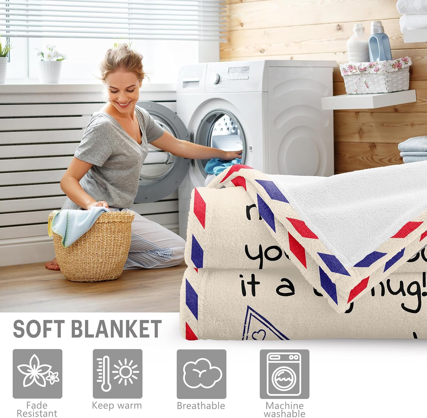 Gifts for Mom Birthday, Mama Gifts from Daughter Son, Dear Mom Blanket for Mother's Day,Throw for Anniversary Christmas Valentines Day for Couch Bed