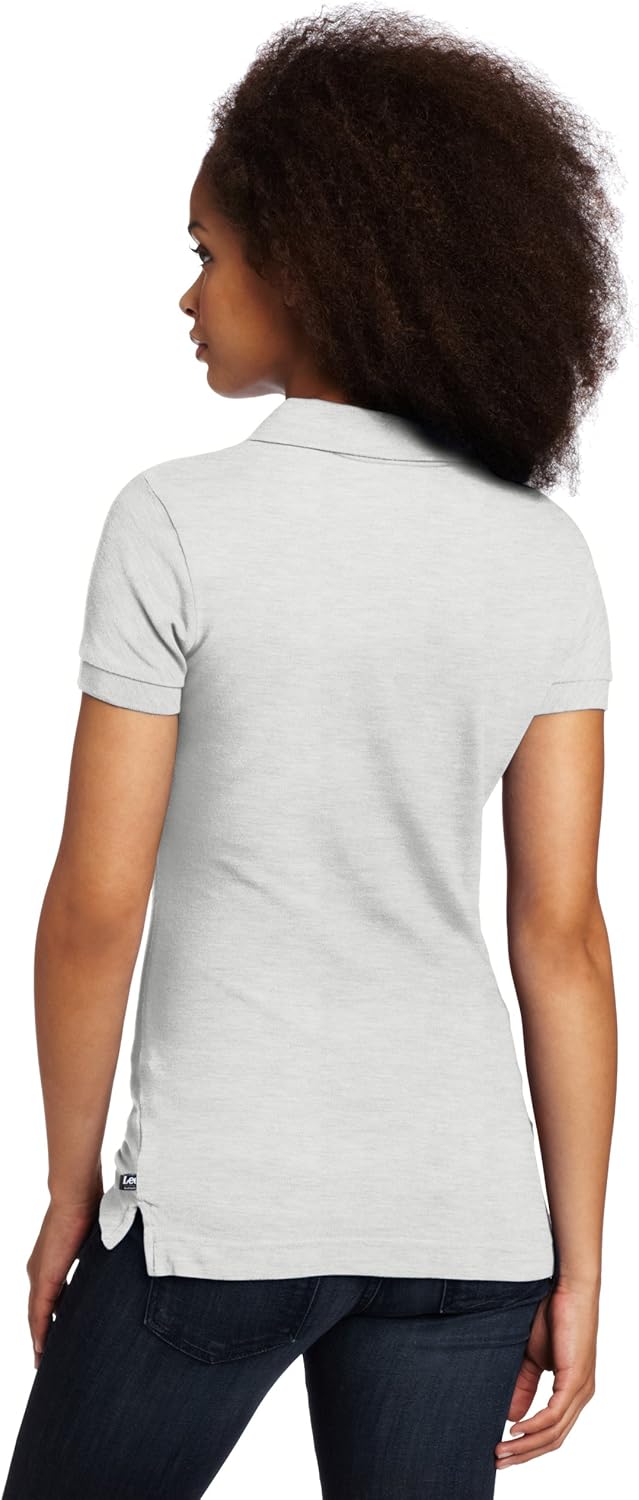 Lee Uniforms ジュニア ストレッチピケポロシャツ US サイズ: Small カラー: グレイ