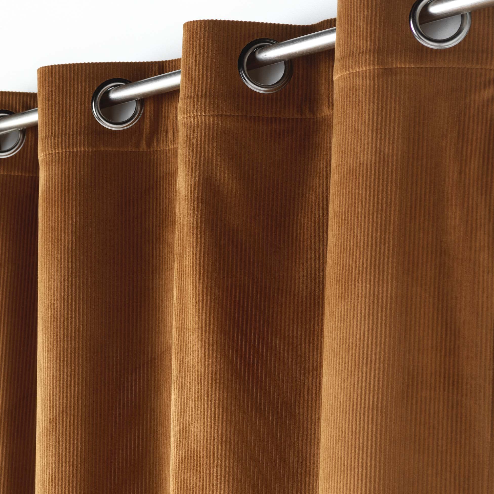 Douceur d'Intérieur Velouriane - Tenda con occhielli, 140 x 260 cm, colore: Antracite